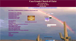 Desktop Screenshot of churchofchrist-cg-az.com