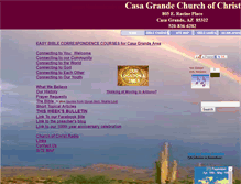 Tablet Screenshot of churchofchrist-cg-az.com